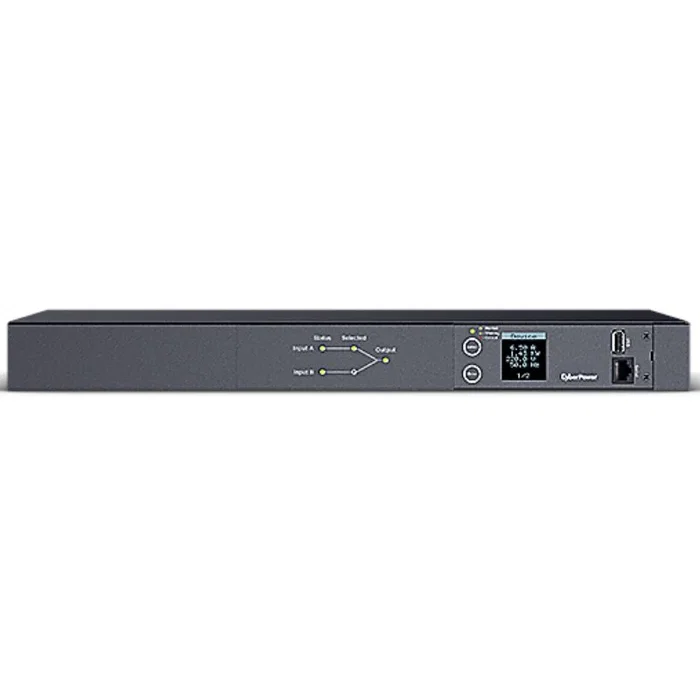 CyberPower PDU24005 PDU ATS 16A 1U con 10 Salidas CyberPower PDU24005 PDU ATS 16A 1U con 10 Salidas
